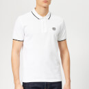 KENZO Men's Tipped Polo Shirt - White