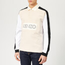 KENZO Men's Chest Logo Rugby Polo Shirt - Cream