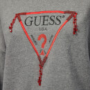 Guess Women's Icon Beads Sweater - Medium Charcoal