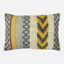 in homeware Textured Cushion - Yellow and Grey