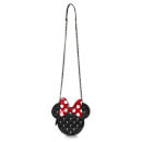 Loungefly Disney Mickey Mouse Minnie Mouse Die Cut Quilted Cross Body Chain Bag