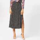 RIXO Women's Georgia Pearl Spot Skirt - Mono