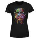 Star Wars Paint Splat Stormtrooper Women's T-Shirt - Black