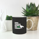 Check Yourself Before You Rex Yourself Mug