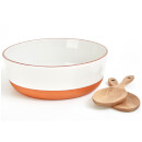 Jamie Oliver Salad Bowl with Servers - Cool Grey