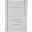 Jamie Oliver Tomato Sauce Recipe Tea Towel - White