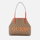 Guess Women's Vikky Tote Bag - Brown/Orange