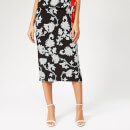 Diane von Furstenberg Women's Kara Flower Skirt - Sequin Flower Black