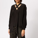 Diane von Furstenberg Women's Jessamine Blouse - Black