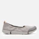 Clarks Women's Tri Adapt Nubuck Flats - Grey