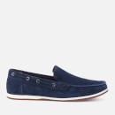 Clarks Men's Morven Sun Nubuck Slip-On Pumps - Navy