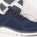 Clarks Men's Triken Run Mesh Trainers - Navy Combi