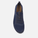 Clarks Men's Triken Run Mesh Trainers - Navy Combi