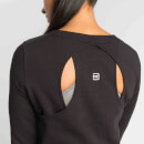 IdealFit Pro Tech Crew Sweatshirt - Black