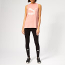 Puma Women's Classics Logo Tank Top - Peach Bud