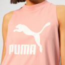 Puma Women's Classics Logo Tank Top - Peach Bud