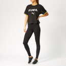 Puma Women's Chase Mesh Short Sleeve T-Shirt - Puma Black