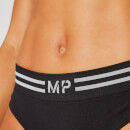 Seamless Thong - Black - M