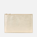 Aspinal of London Women's Essential Pouch Large - Gold Pebble