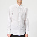 Maison Margiela Men's Slim Fit Garment Dyed Shirt - White