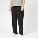Maison Margiela Men's Two Ply Wool Popeline Trousers - Black