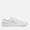 Lacoste Men's Sideline 119 1 Canvas Trainers - White/Off White