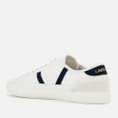 Lacoste Men's Sideline 119 3 Leather Trainers - Off White/Navy