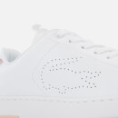 Lacoste Women's Carnaby Evo Light-WT 1193 Leather Trainers - White/Light Pink