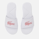 Lacoste Kids' L.30 Slide 119 2 Sandals - White/Light Pink