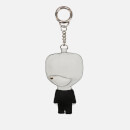 Karl Lagerfeld Women's Leather Karl Keychain - Black