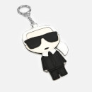 Karl Lagerfeld Women's Leather Karl Keychain - Black