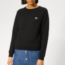 Maison Kitsuné Women's Sweatshirt Tricolor Fox Patch - Black