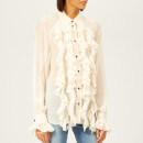 Philosophy di Lorenzo Serafini Women's Ruffle Detail Blouse - White