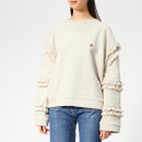 Philosophy di Lorenzo Serafini Women's Ruffle Sleeve Sweatshirt - Grey