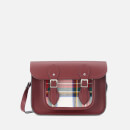 The Cambridge Satchel Company Women's 11 Inch Magnetic Satchel - Oxblood Tartan