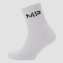 Men's Crew Socks - White (2 Pack) - UK 6-8