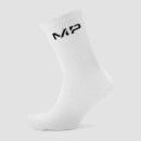 Myprotein Men's Core Crew Socks (2 Pack) - White - UK 6-8 - Blanco
