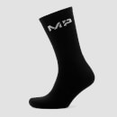 Men's Crew Socks - Black - UK 6-8 - Black