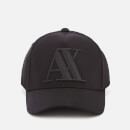 Armani Exchange Men's Rubber Logo Cap - Black