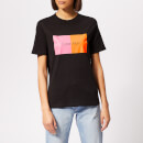 Calvin Klein Women's Duo Print T-Shirt - Black