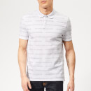 Armani Exchange Men's All Over Logo Polo Shirt - White