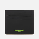 Maison Margiela Men's Snakeskin Card Holder - Roccia/Giallo Fluo