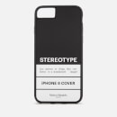 Maison Margiela Men's Stereotype iPhone 8 Case - Black/White