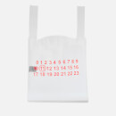 Maison Margiela Men's Transparent Shopping Bag - Transparent/Orange Fluo