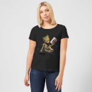 Guardians Of The Galaxy Groot Tape Women's Christmas T-Shirt - Black