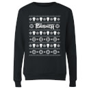 Marvel Punisher Women's Christmas Sweatshirt - Black