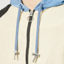 AMI Men's Half Zipped Anorak - White/Blue