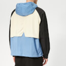 AMI Men's Half Zipped Anorak - White/Blue