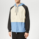 AMI Men's Half Zipped Anorak - White/Blue