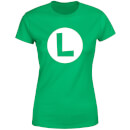 Nintendo Super Mario Luigi Logo Women's T-Shirt - Kelly Green